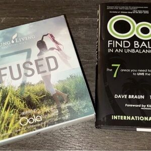 Young living Oola Balance Infused 7 Oil Set & Book Rare